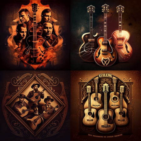  Create An Album Cover Of Group Of Guitar Classic 